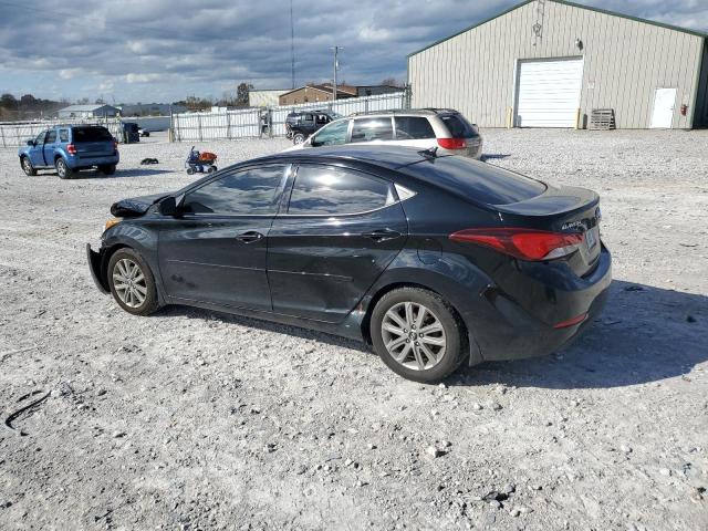 KMHDH4AE3EU090591 - 2014 HYUNDAI ELANTRA SE BLACK photo 2