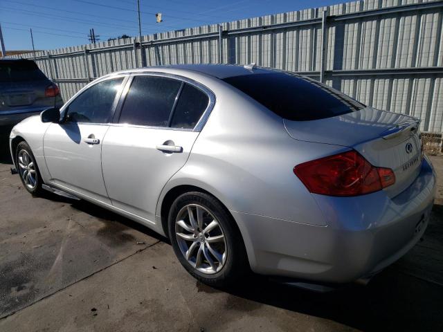 JNKBV61F98M266510 - 2008 INFINITI G35 SILVER photo 2