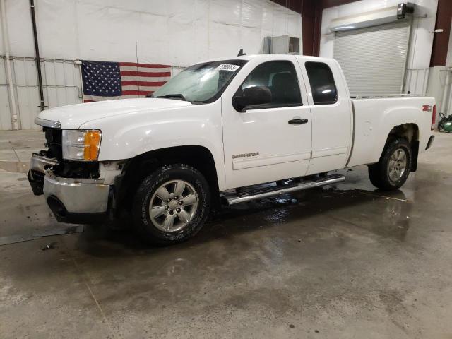 1GTR2VE36BZ444645 - 2011 GMC SIERRA K1500 SLE WHITE photo 1