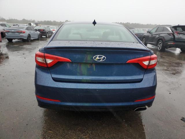 5NPE24AF8HH519712 - 2017 HYUNDAI SONATA SE BLUE photo 6