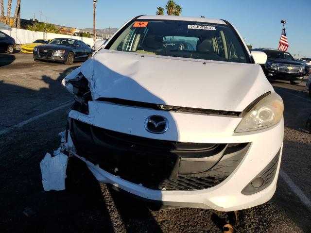 JM1CW2BL2C0127173 - 2012 MAZDA 5 WHITE photo 5