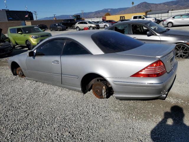 WDBPJ76J44A041847 - 2004 MERCEDES-BENZ CL 600 SILVER photo 2