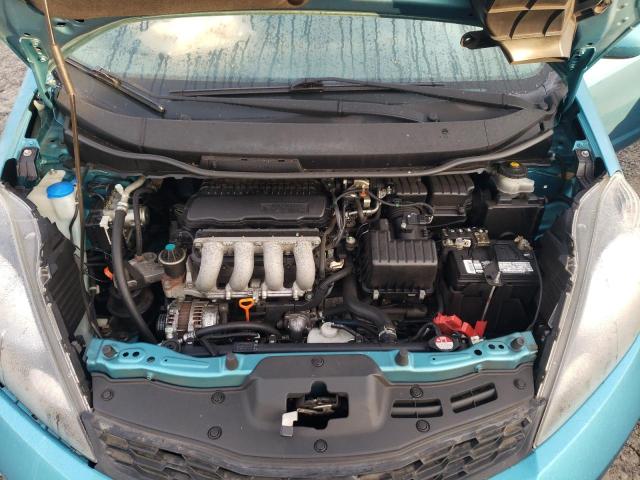 JHMGE8H59CC008615 - 2012 HONDA FIT SPORT TEAL photo 11