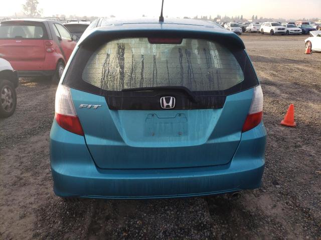 JHMGE8H59CC008615 - 2012 HONDA FIT SPORT TEAL photo 6