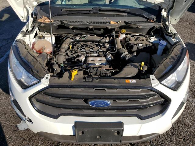 MAJ3S2FE6MC417266 - 2021 FORD ECOSPORT S WHITE photo 12