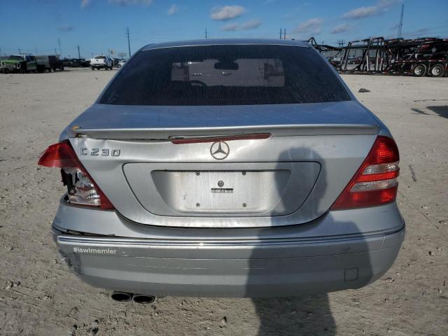 WDBRF52H37E026562 - 2007 MERCEDES-BENZ C 230 SILVER photo 6