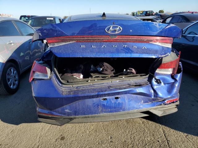 5NPLL4AG4NH084406 - 2022 HYUNDAI ELANTRA SE BLUE photo 6