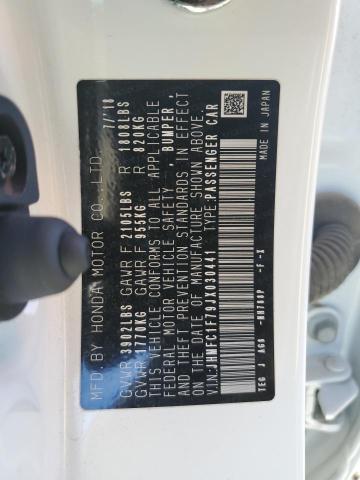 JHMFC1F79JX030441 - 2018 HONDA CIVIC EXL Սպիտակ լուսանկար 13