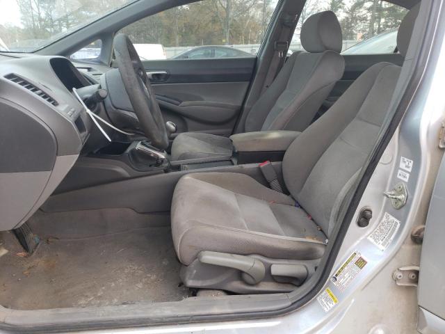 2HGFA15558H333787 - 2008 HONDA CIVIC LX SILVER photo 7