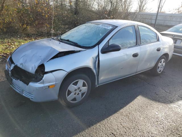 1B3AS26C35D167630 - 2005 DODGE NEON BASE SILVER photo 1