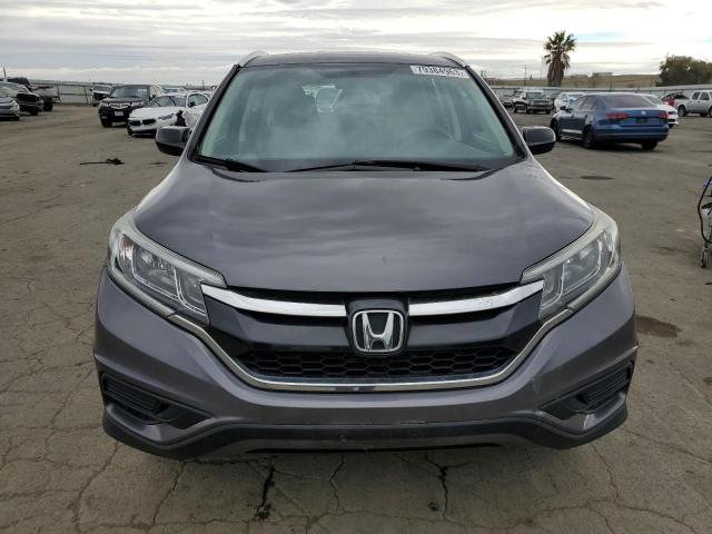 2HKRM4H36FH700487 - 2015 HONDA CR-V LX SILVER photo 5