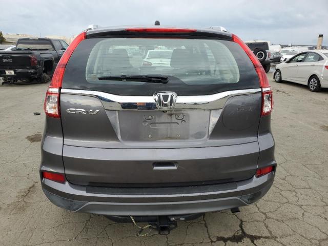 2HKRM4H36FH700487 - 2015 HONDA CR-V LX SILVER photo 6