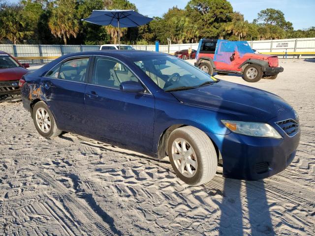 4T1BF3EK8BU595657 - 2011 TOYOTA CAMRY BASE BLUE photo 4