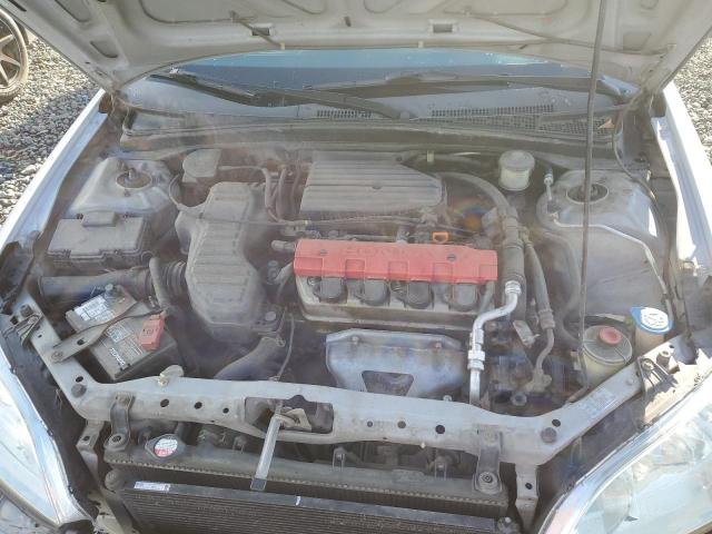 2HGES16555H625605 - 2005 HONDA CIVIC LX SILVER photo 11