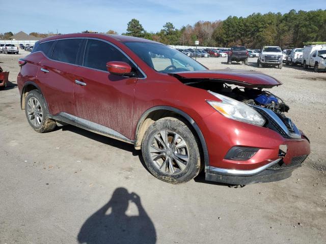 5N1AZ2MG7HN173442 - 2017 NISSAN MURANO S BURGUNDY photo 4