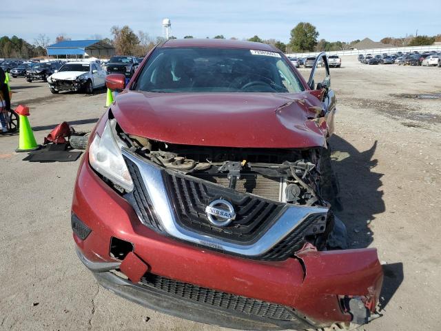 5N1AZ2MG7HN173442 - 2017 NISSAN MURANO S BURGUNDY photo 5