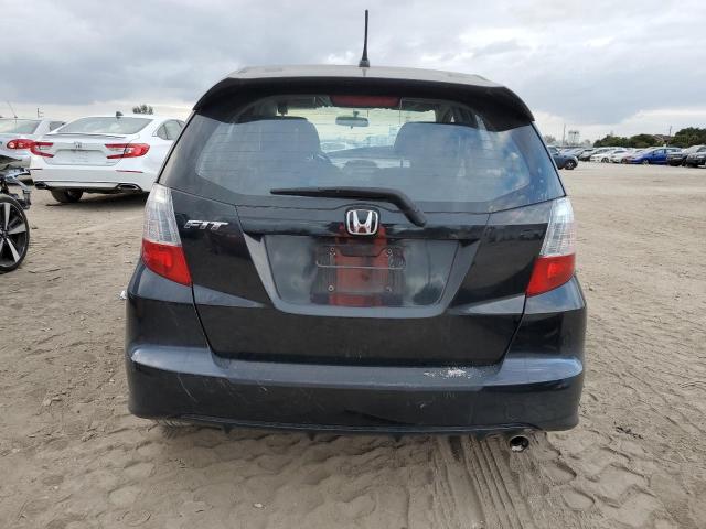 JHMGE8H57CC013022 - 2012 HONDA FIT SPORT BLACK photo 6