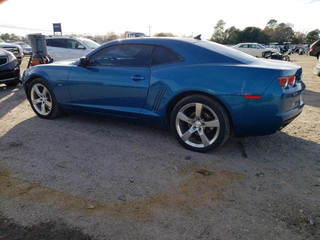 2G1FF1EV2A9180987 - 2010 CHEVROLET CAMARO LT BLUE photo 2