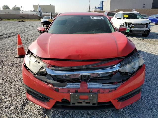 2HGFC2F51GH568183 - 2016 HONDA CIVIC LX RED photo 5