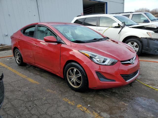 KMHDH4AE7EU112205 - 2014 HYUNDAI ELANTRA SE RED photo 4