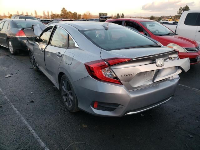 19XFC1F70LE221041 - 2020 HONDA CIVIC EXL ვერცხლისფერი ფოტო 2