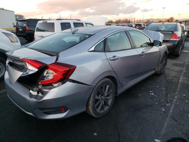 19XFC1F70LE221041 - 2020 HONDA CIVIC EXL ვერცხლისფერი ფოტო 3