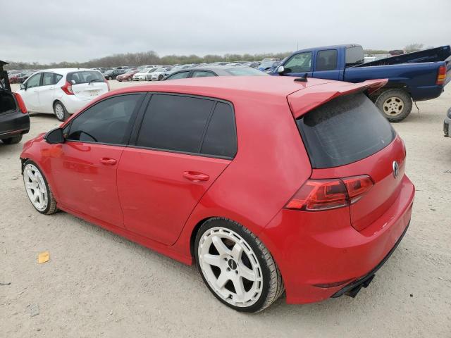 WVWVF7AU7HW068688 - 2017 VOLKSWAGEN GOLF R RED photo 2