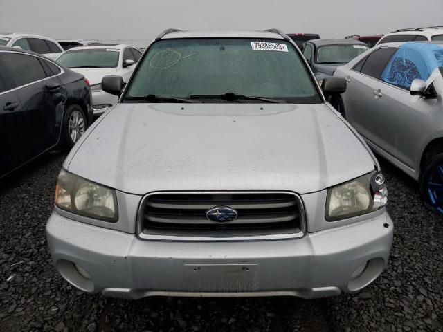 JF1SG65694H718437 - 2004 SUBARU FORESTER 2.5XS SILVER photo 5