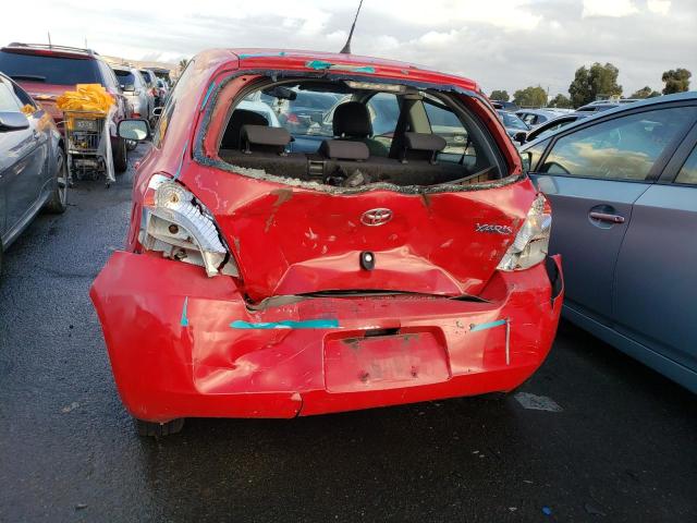 JTDJT923975050027 - 2007 TOYOTA YARIS RED photo 6