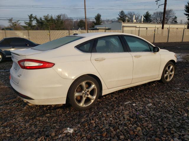 3FA6P0HR2DR374873 - 2013 FORD FUSION SE WHITE photo 3