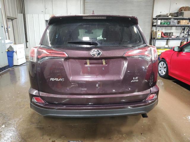 2T3BFREVXJW730706 - 2018 TOYOTA RAV4 LE PURPLE photo 6