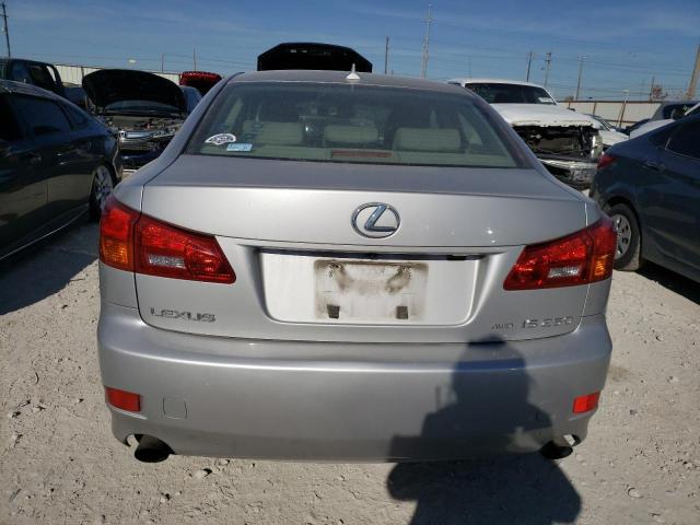 JTHCK262585021290 - 2008 LEXUS IS 250 SILVER photo 6