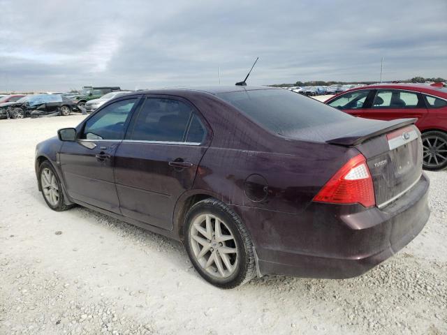 3FAHP0JA0BR303276 - 2011 FORD FUSION SEL BURGUNDY photo 2