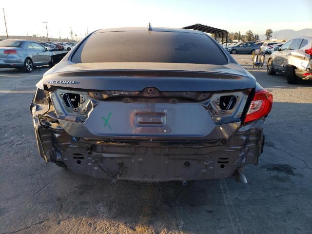 1HGCV1F12MA020983 - 2021 HONDA ACCORD LX GRAY photo 6