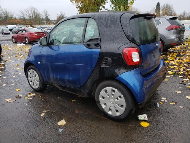 WMEFJ9BA1JK319402 - 2018 SMART FORTWO BLUE photo 2