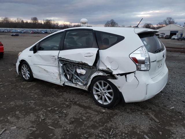 JTDZN3EU5C3025291 - 2012 TOYOTA PRIUS V WHITE photo 2