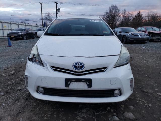 JTDZN3EU5C3025291 - 2012 TOYOTA PRIUS V WHITE photo 5