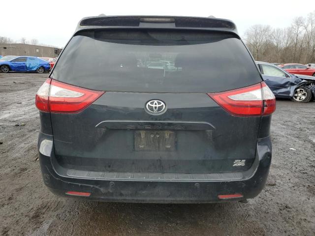 5TDDK3DC8FS097326 - 2015 TOYOTA SIENNA XLE BLACK photo 6