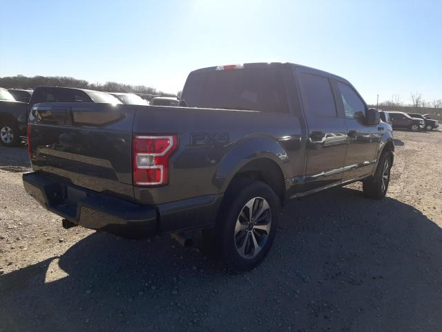 1FTEW1EP9KKD81256 - 2019 FORD F150 SUPERCREW GRAY photo 3