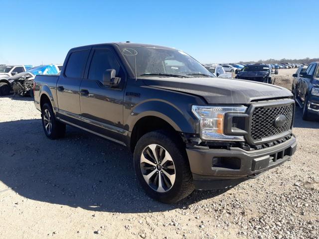 1FTEW1EP9KKD81256 - 2019 FORD F150 SUPERCREW GRAY photo 4