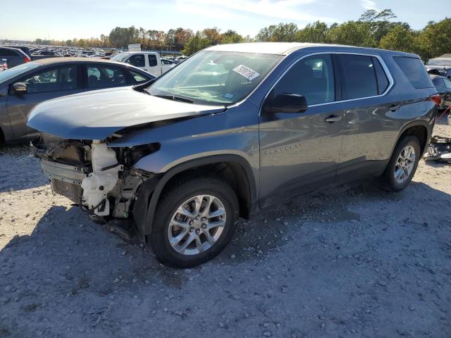 1GNERFKW7MJ247376 - 2021 CHEVROLET TRAVERSE LS GRAY photo 1