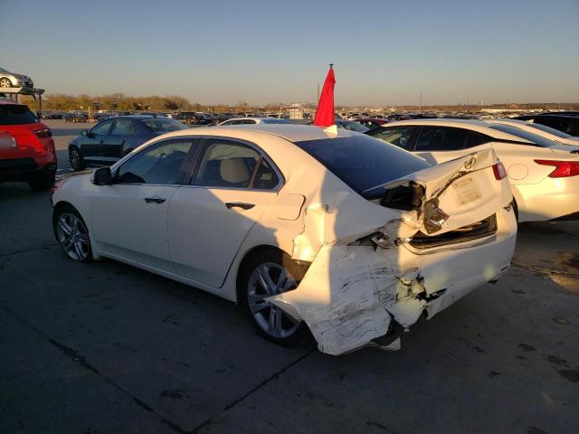 JH4CU4F6XAC000316 - 2010 ACURA TSX WHITE photo 2