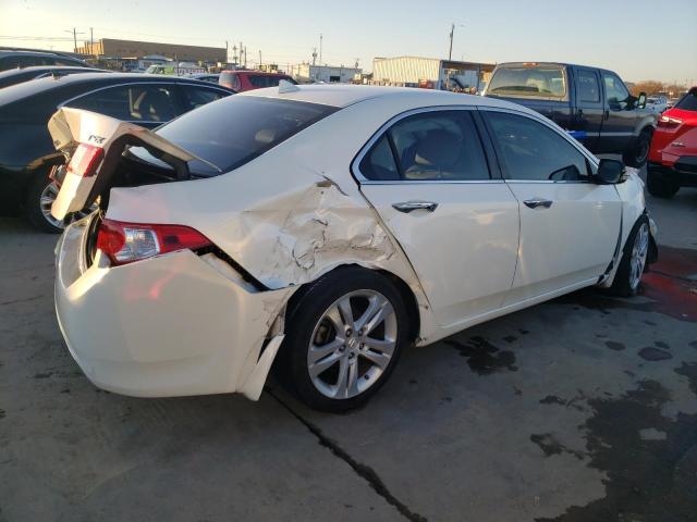 JH4CU4F6XAC000316 - 2010 ACURA TSX WHITE photo 3