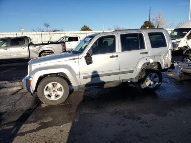 1C4PJMAK5CW160539 - 2012 JEEP LIBERTY SPORT SILVER photo 1