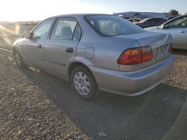 1HGEJ667XYL028913 - 2000 HONDA CIVIC LX TAN photo 2