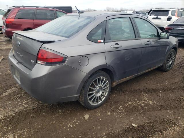 1FAHP3GN2BW135746 - 2011 FORD FOCUS SES GRAY photo 3