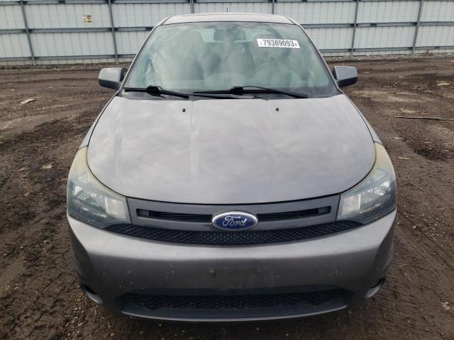 1FAHP3GN2BW135746 - 2011 FORD FOCUS SES GRAY photo 5