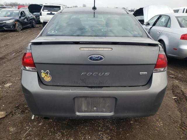 1FAHP3GN2BW135746 - 2011 FORD FOCUS SES GRAY photo 6