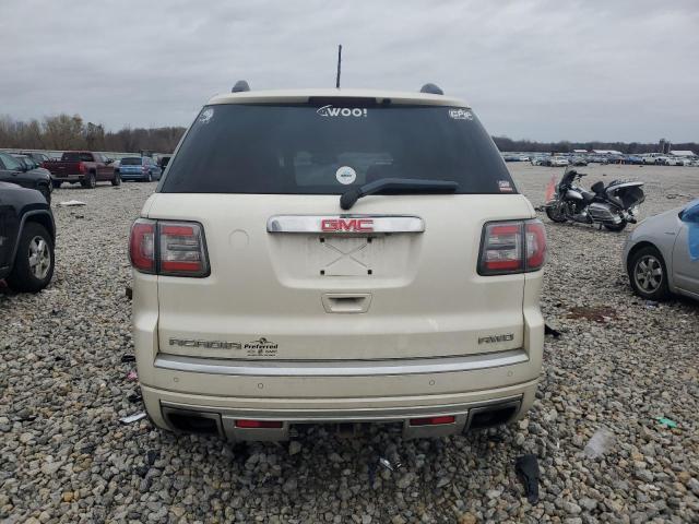 1GKKVTKD3DJ211936 - 2013 GMC ACADIA DENALI WHITE photo 6