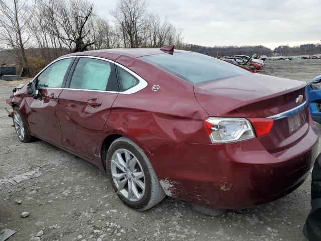 2G1105SA6G9184487 - 2016 CHEVROLET IMPALA LT BURGUNDY photo 2